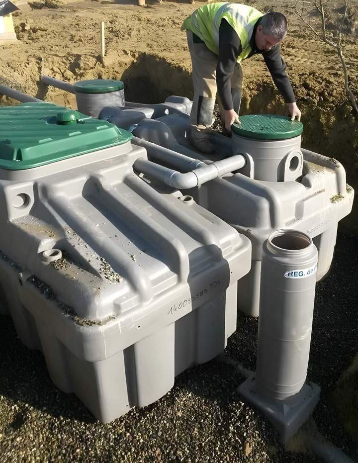 Installation de fosse septique, Auterive