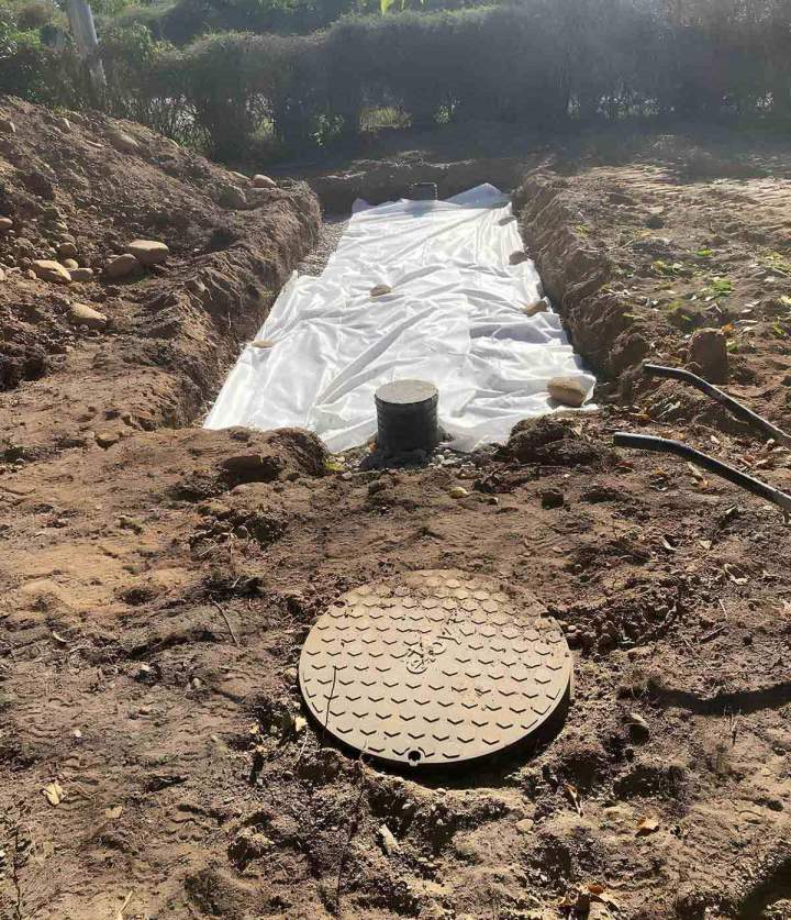 Installation de fosse septique